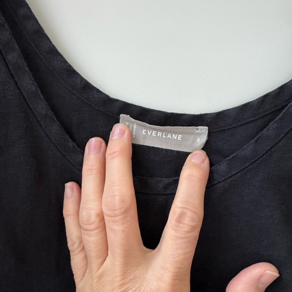 Everlane Size 8 Linen Tank Top